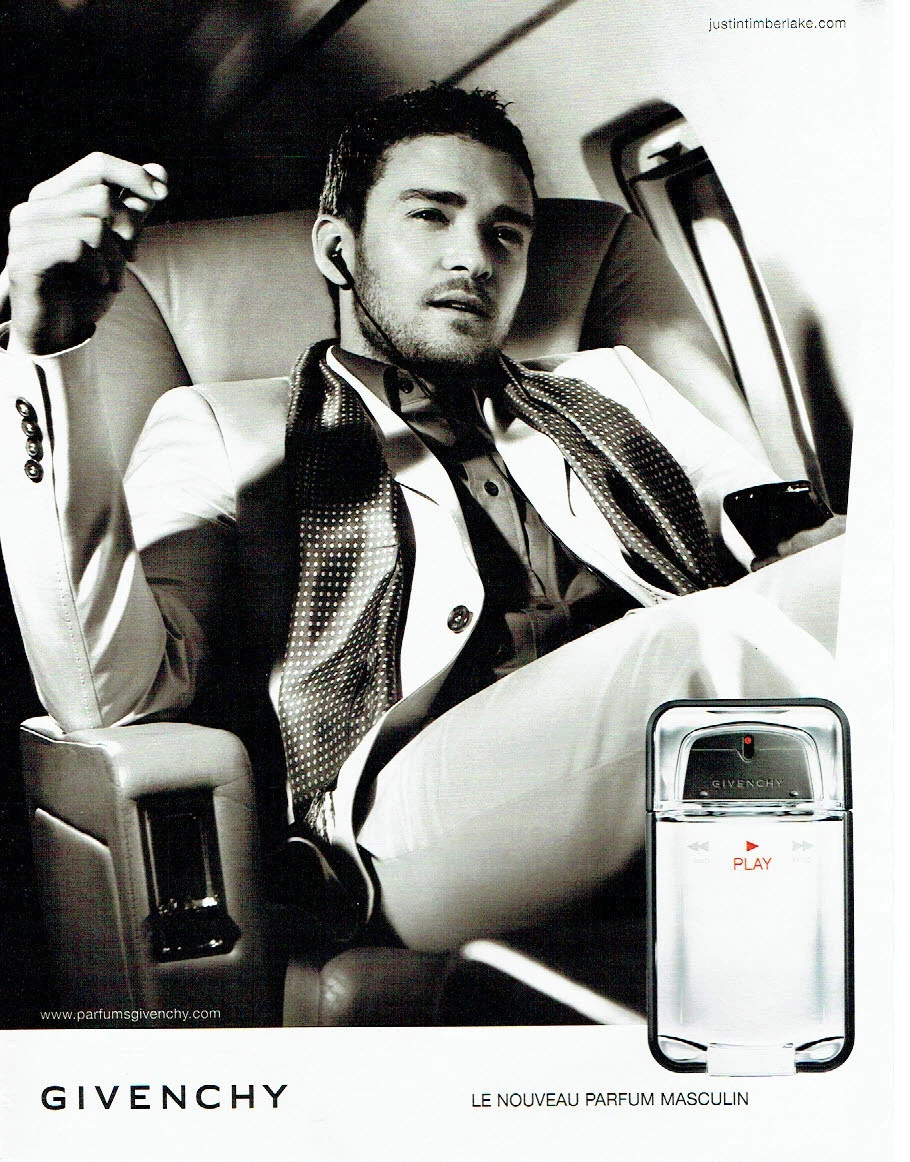Givenchy play justin timberlake hot sale