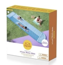 Sun Squad Splash Water-Filled 2-Lane Water Slide 18ft Long New Sealed