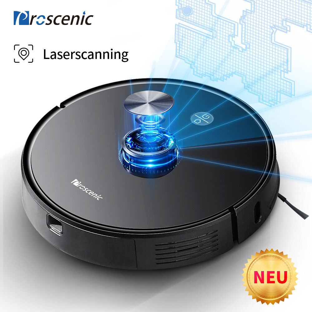 Proscenic M7 Pro Saugroboter Wischroboter Tierhaarentfer Laser Navigation 2700Pa