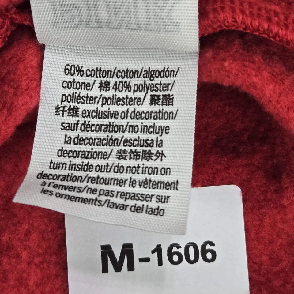 Sudadera con Capucha ROSA L Roja Lentejuelas Bling Manga Larga Mezcla Algodón Foto 3 de 4
