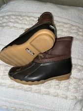 Sperry SaltWater Boot Youth Girls Size 10M Duck Rain Boot