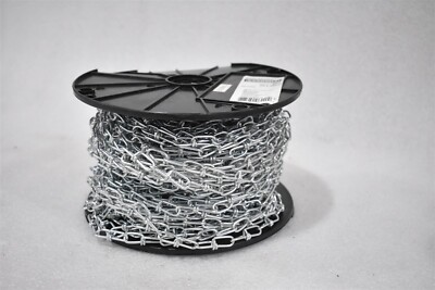 EVERBILT 586 978 DOUBLE LOOP CHIAN #3 x 200FT ZINC PLATED 90LB