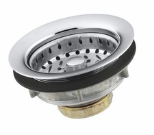KOHLER 4-1/2 in. Sink Strainer in Polished Chrome K-8814-CP