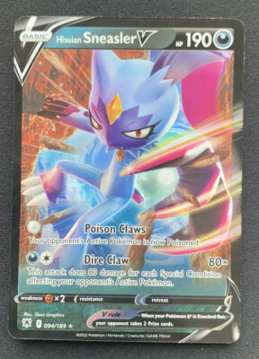 Hisuian Sneasler 093/189 Reverse Holo Astral Radiance Pokémon TCG Rare