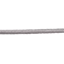 STAINLESS WIRE ROPE CABLE, 1 X 19, 3/16" CUTS, 304 SS (SOLD PER FOOT)