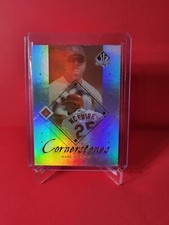 2000 SP Authentic Baseball Cornerstones Mark McGwire St. Louis Cardinals Insert 