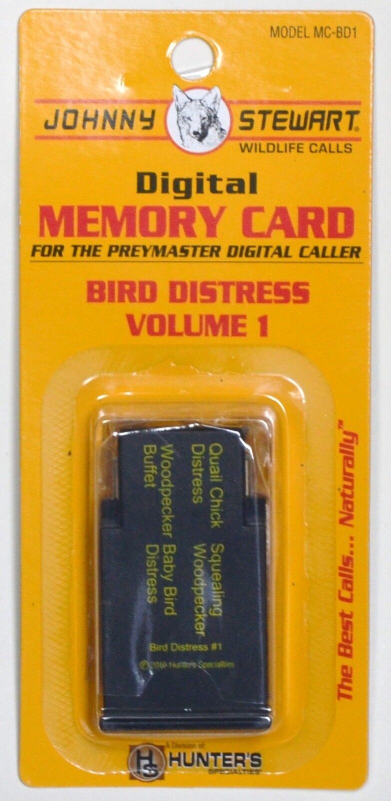JOHNNY STEWART BIRD DISTRESS VOLUME 1 PREYMASTER MEMORY CARD PM-3 & PM-4 