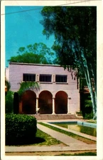 College Quad Santa Barbara College California CA 1953 Chrome Postcard B3