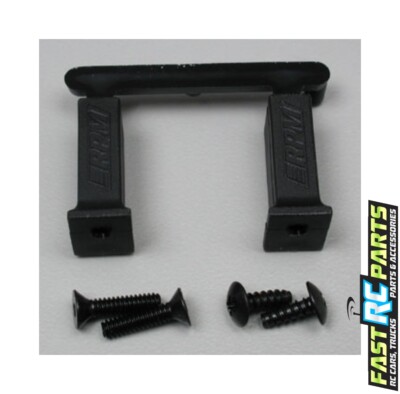 RPM Servo Mounting Posts - Black Aluminum Posts For RC Cars With Mounting Screws (Pair)