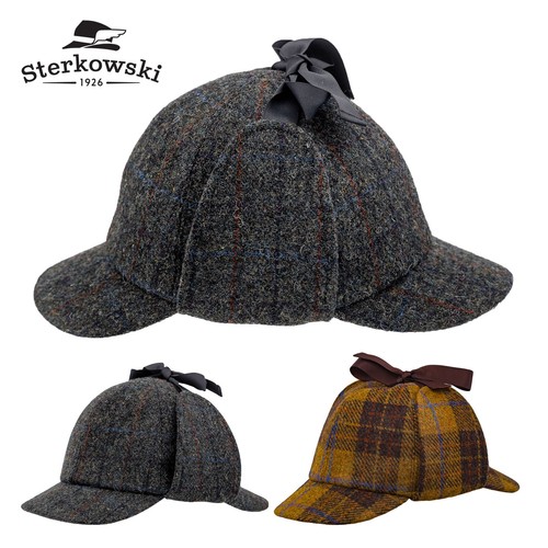 Sterkowski DEERSTALKER Harris Tweed Cap 