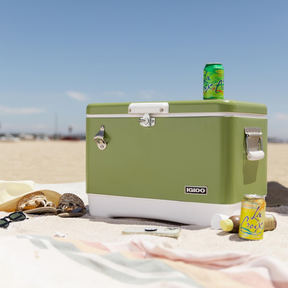 Bottle Opener Igloo Stainless Steel 54 Quart Cooler Ozark Trail 54