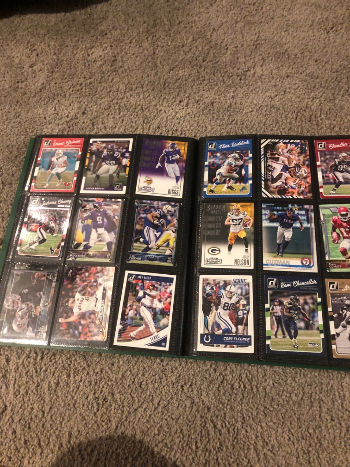 Sport Card Binder. Autographs, Game Memorabilia Cards, and others