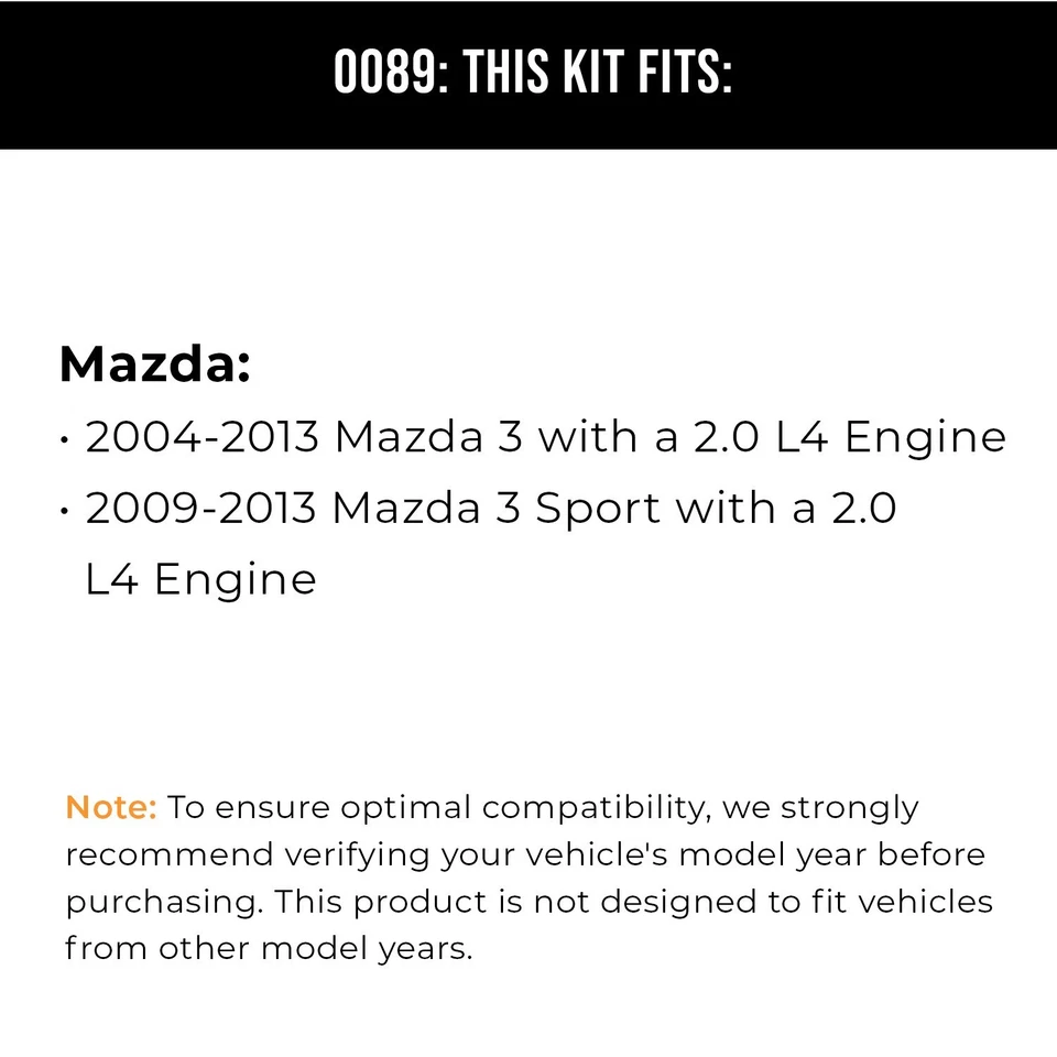 Front & Rear Drilled Slotted Rotors + Pads for 2004-2013 Mazda 3 Sport 2.0L - Изображение 2 из 4