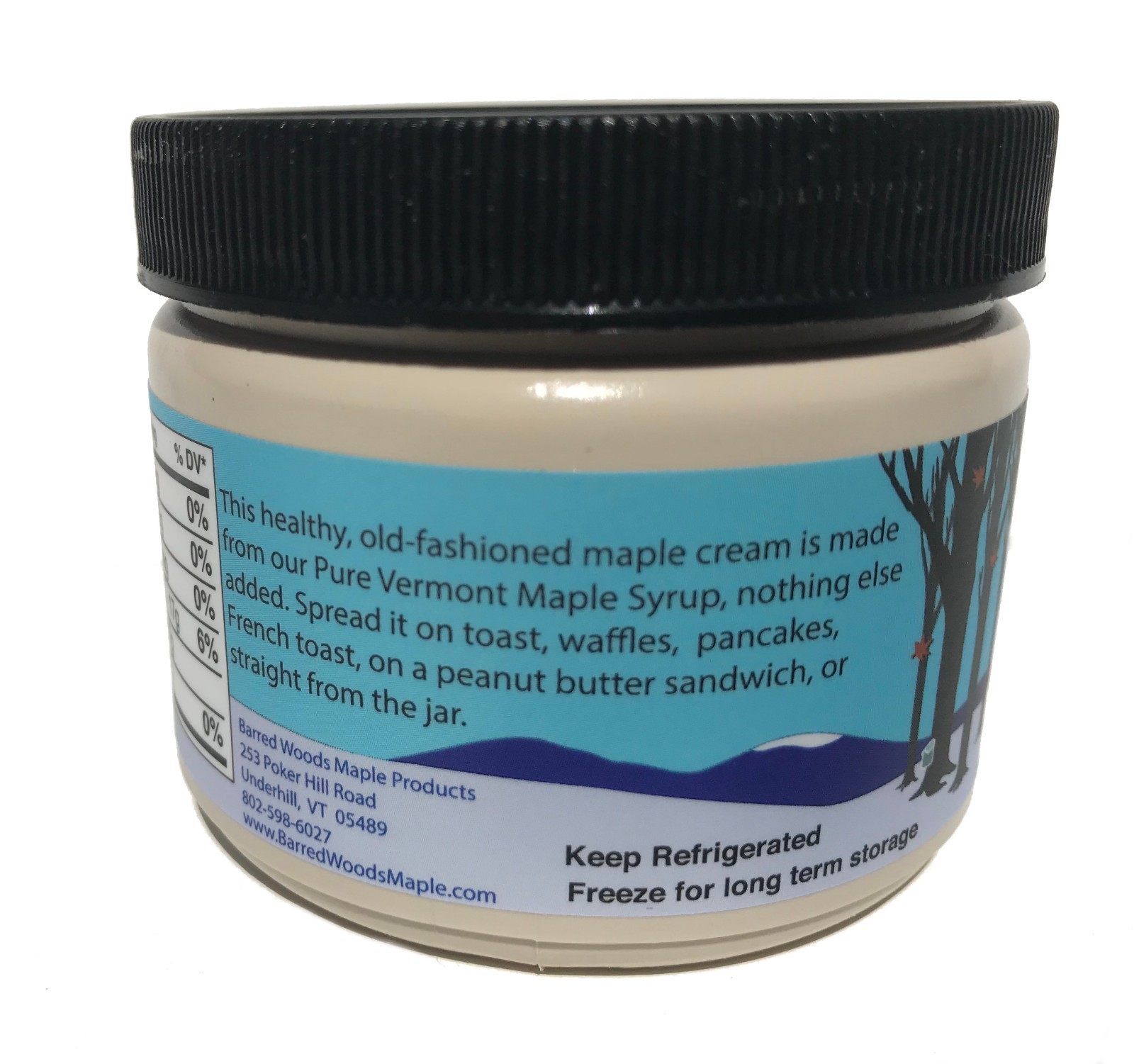 Maple Cream Made From 100% Pure Vermont Maple Syrup - Maple Butter - 