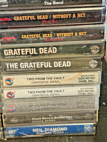 60 Audio Cassettes Lot Grateful Dead Elvis Dylan ABBA Joplin & More - Tested - Picture 8 of 16