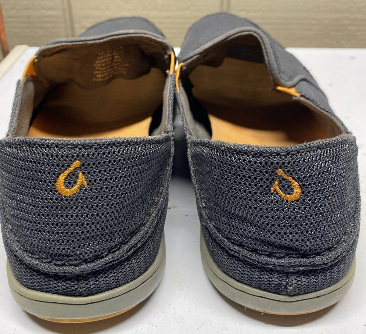 OluKai Nohea Mesh Gray Slip On Loafers US10 Olukai Men main image 3