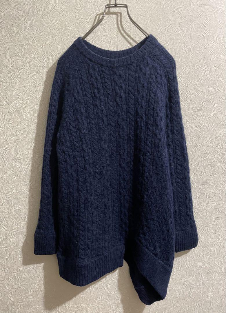 Y's Yohji Yamamoto Asymmetrical Cable Knit | eBay Y's Yohji Yamamoto Asymmetrical Cable Knit | eBay