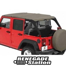 Top bikini Jeep Wrangler JK 4 porte testata safari kaki diamond bestop 07-09