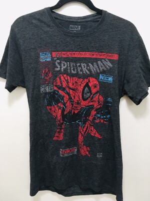 T-Shirt Marvel Spiderman Homme - Bleu Taille M - État Correct