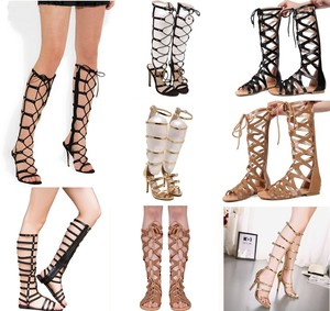knee high gladiator shoes