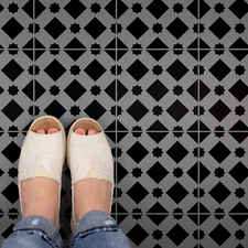 Glabra Tile Stencil - Durable & Reusable Mylar Stencils