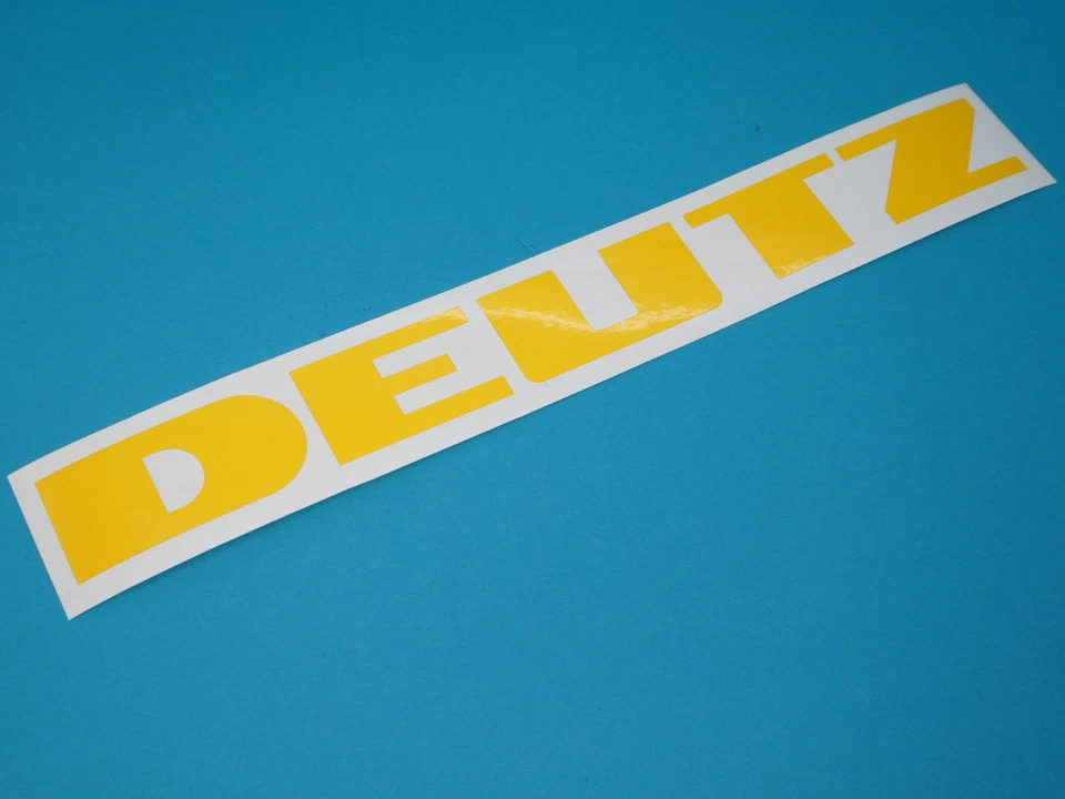 Deutz F1 F2 L612 D15 D25 D30 L514 Aufkleber Sticker 240x26mm Gelb *Deutz*