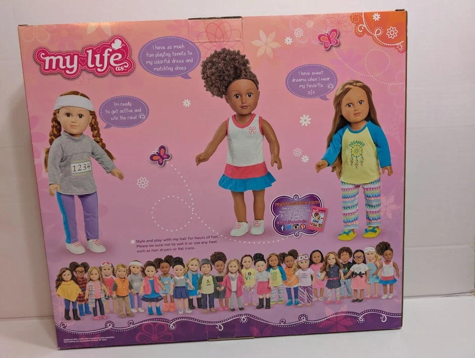 My Life As 18" MUÑECA Entrenamiento Tenis Zapatos Atrapasueños Ropa de Dormir Conjunto de Ropa Foto 2 de 3