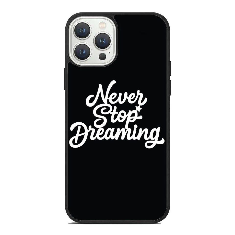 Motivacional Nunca Dejes de Sueño Para Samsung Galaxy Apple iPhone 14 15 TPU Foto 4 de 4