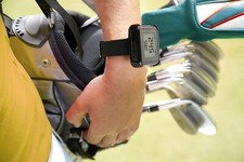 NEU TOP KÖRNUNG Armband Halter für Bushnell Neo Ghost Golf GPS Entfernungsmesser schwarz