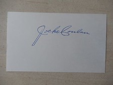 Jocko Conlan Autographed 3