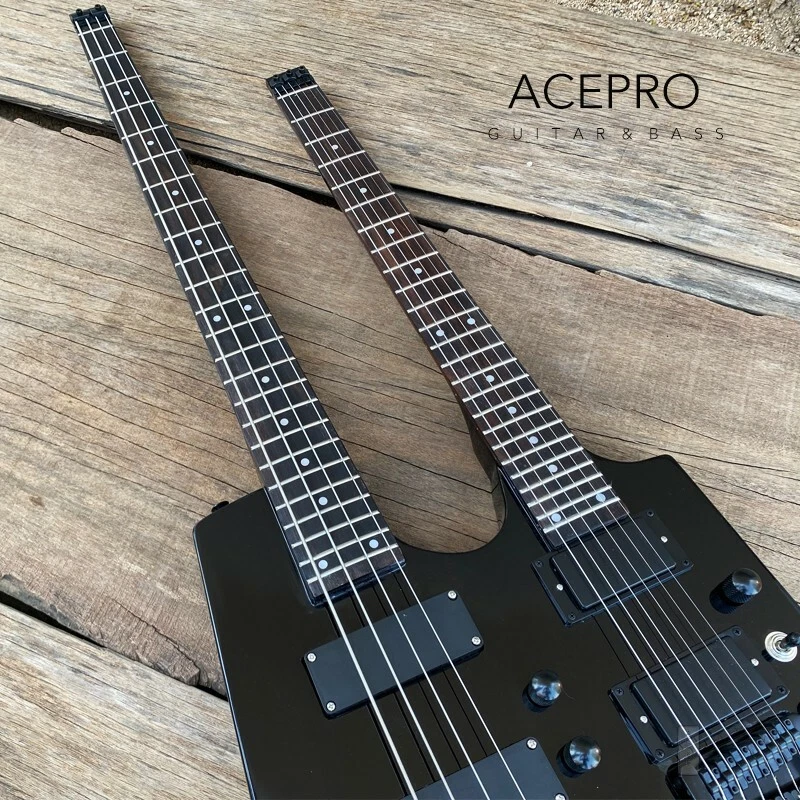 Guitar bass combo double neck deals