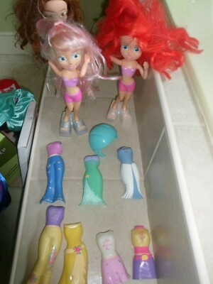 dolls with snap on plastic clothes