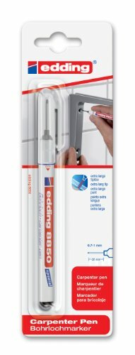 edding 8850 - Marcatore per fori con punta lunga, colore nero (l6d)