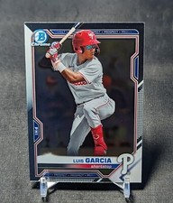 Luis Garcia 2021 Bowman Chrome Prospect Rookie Card #BCP-79 Washington Nationals