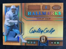 2021 Panini Gold Standard Curley Culp Hallmarks Autograph Card 6/25