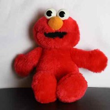 Tyco Elmo Loves You Stuffed Animal 15" Sesame Street Plush Works 90's Vintage