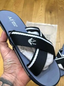 armani jeans sliders