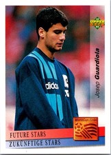 JOSEP PEP GUARDIOLA 1994 Upper Deck World Cup Rookie Card RC Soccer #147 PSA. rookie card picture