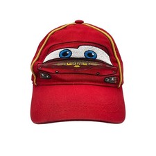 Disney Pixar Cars Lightning McQueen Hat Red Kids Toddler 95 Piston Cup Cap