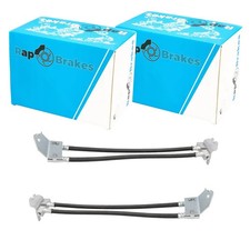 2X RAP BRAKES BREMSSCHLAUCH BREMSSCHLÄUCHE HINTEN LI+RE passend für FORD TRANSIT