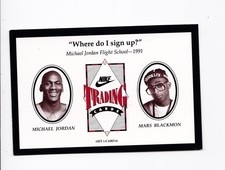 1991 Nike Training Cards 1991 Scuola di Volo Michael Jordan - Mars Blackmon #6