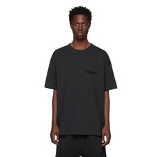 Fear of God Essentials T-shirt "Stretch Limo" Black 125BT212060F Mens Large New