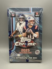 2025 Topps Chrome NFL Football Hobby Box Sealed - IN HAND
