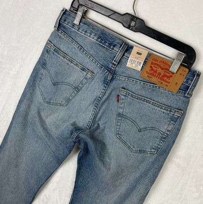 Levis 501 Jeans Mens 31x30 New Light Blue Wash Button Fly Original Straight