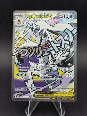 Mega Froslass Ex Mega Attack Rare 265/217 Ascended Heroes Pokemon TCG