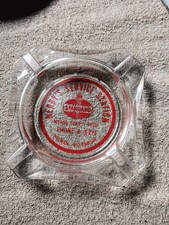 VTG Advertising STANDARD Oil Gas NERBY'S SERVICE STATION, HOLMEN WI Ashtray
