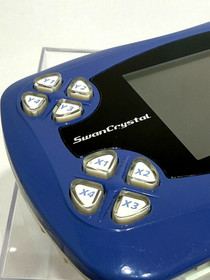 BANDAI WonderSwan Crystal Violet Purple Rare Handheld Game Console System Japan