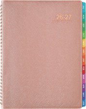 Appointment Book 2026-2027, 53 Weeks 15-Min Daily, July 2026-June 2027 9" X 11