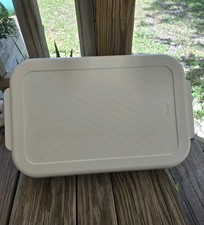 Aladdin Tempreserve ICC500 Insulated Casserole Carrier 9x13 White Vtg USA Made