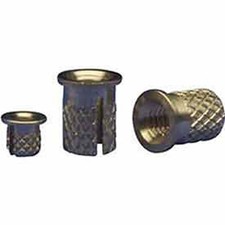 EZ Lok 260-006-BR 6-32 Flanged Press Insert Brass Lot of 50